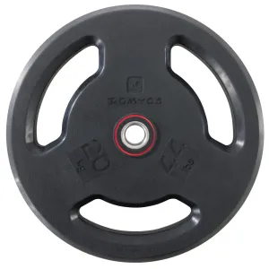 Rubber Weight Disc with Handles 28 mm 20 kg