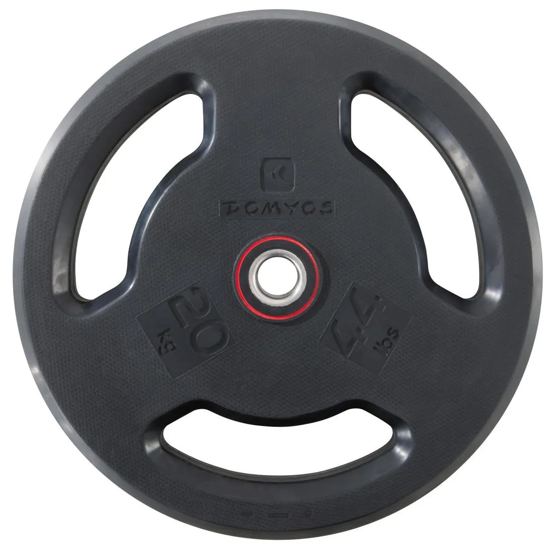Rubber Weight Disc with Handles 28 mm 20 kg