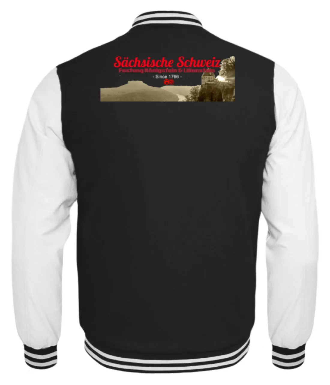 Sächsiche Schweiz - Festung Königstein  - Kinder College Sweatjacke