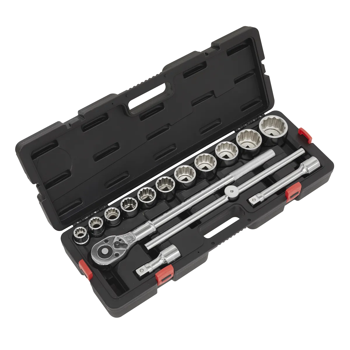 Sealey Socket Set 3/4"Sq Drive 12-point WallDrive® 15pc Metric