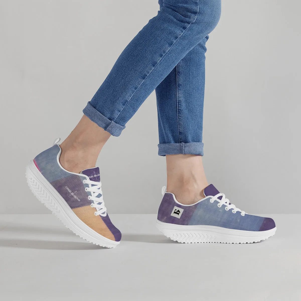 SF_F52 Women's Mesh Heightening Shaking Shoe
