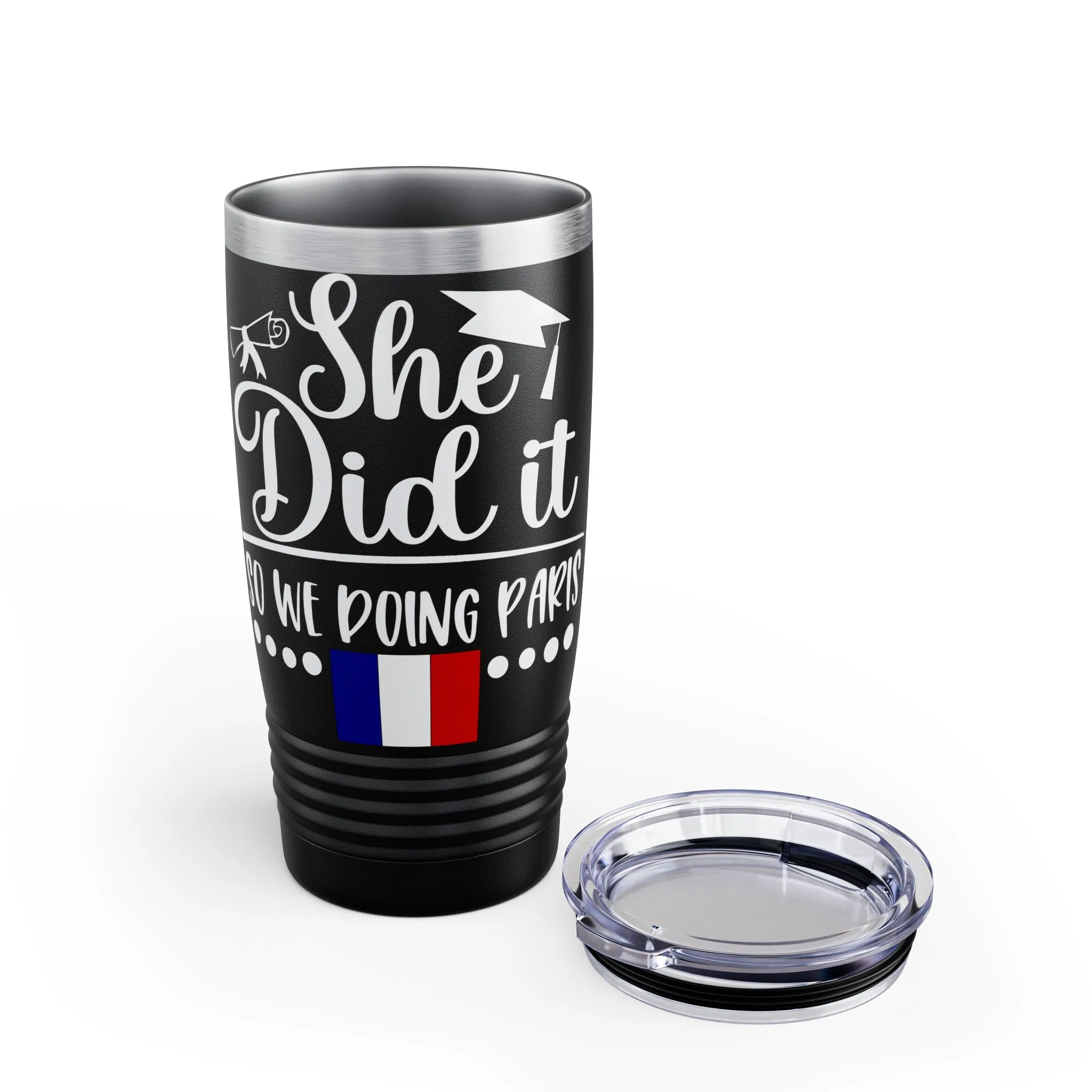 She did it, So we doing Paris-Ringneck Tumbler, 20oz