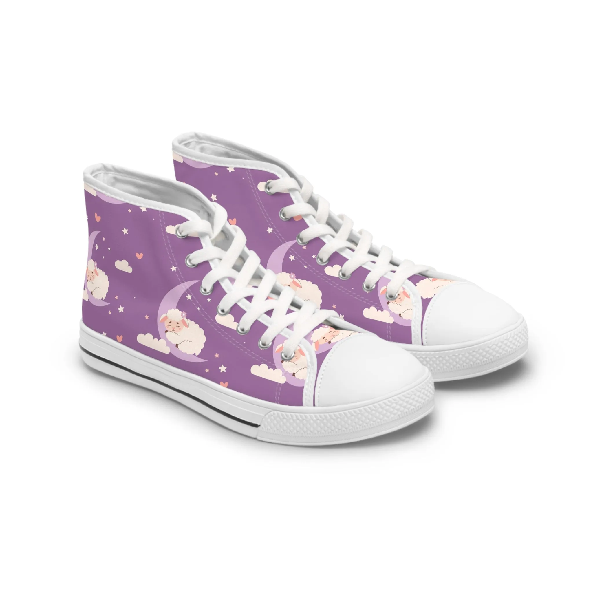 Sheep Women's High Top Sneakers