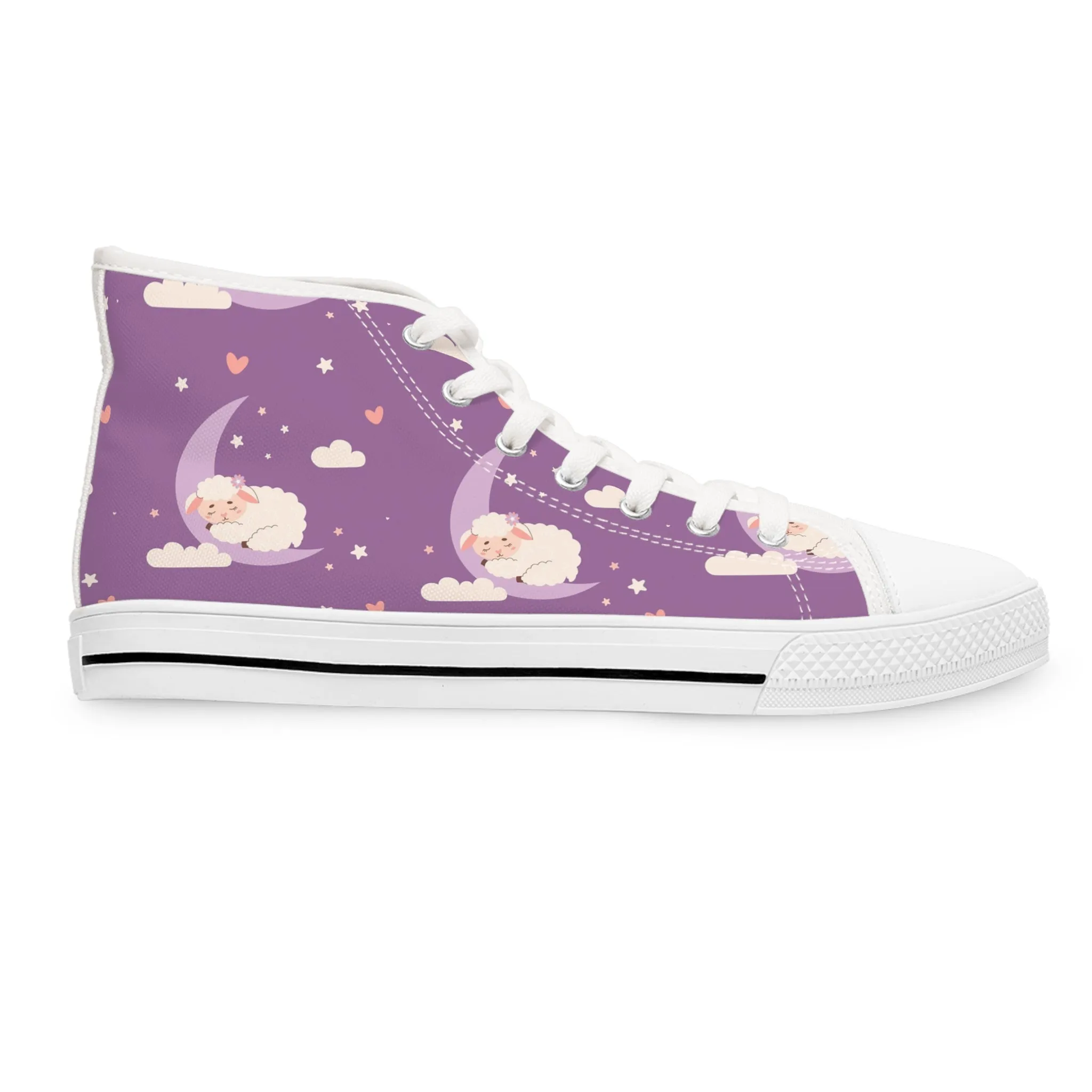 Sheep Women's High Top Sneakers