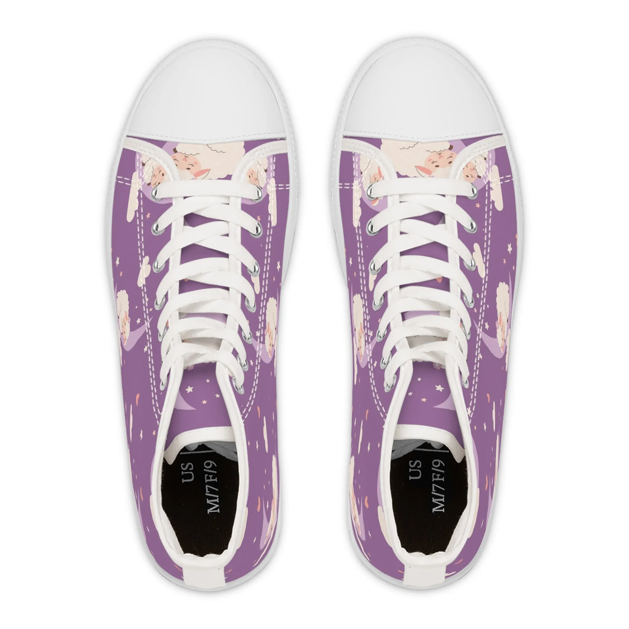 Sheep Women's High Top Sneakers