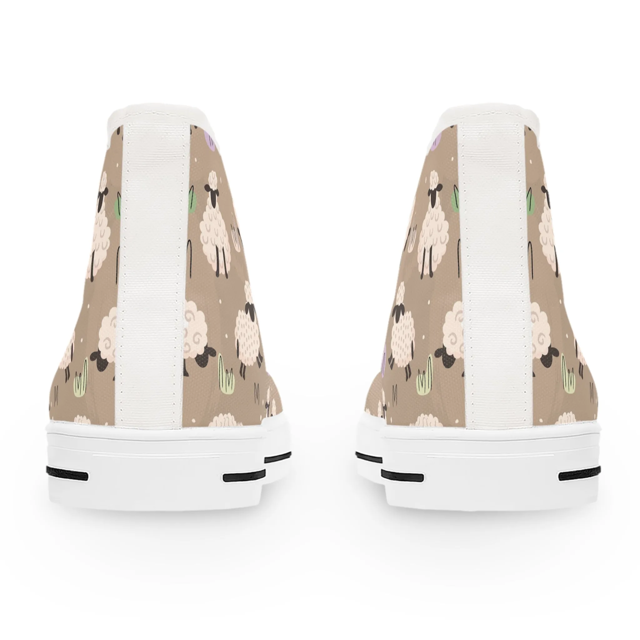 Sheep Women's High Top Sneakers