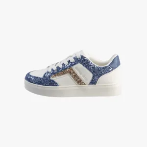 Sissy Boy Womens Mixed Material Sneaker White