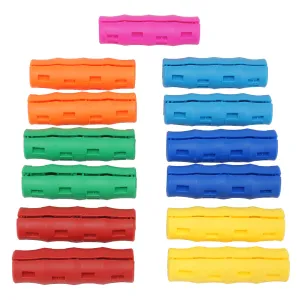 Snappy Grip Ergonomic Rainbow Assortment Bucket Handles 12 Pack   Bonus