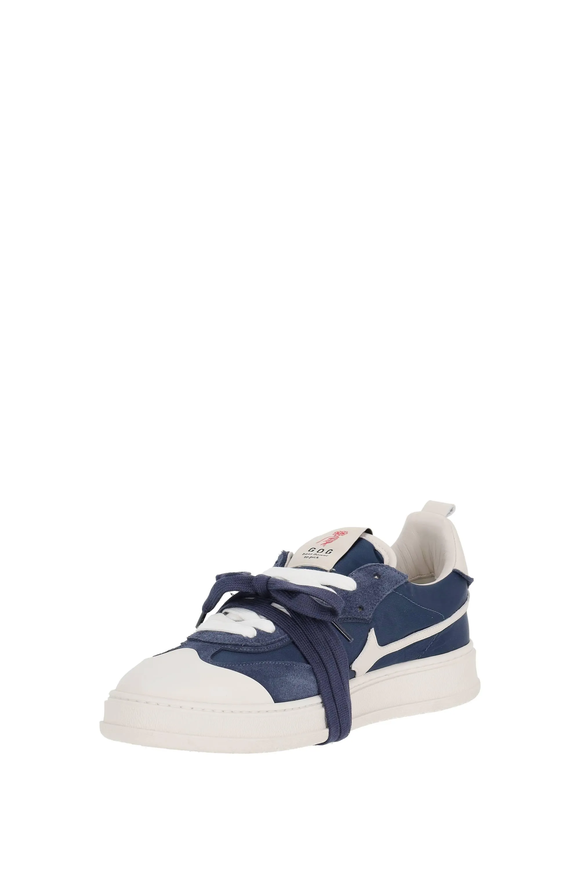 Sneaker Apple in camoscio e nylon