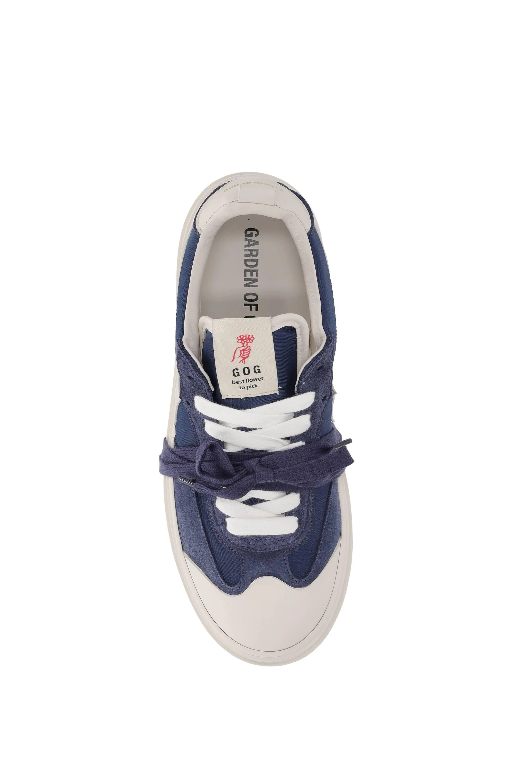 Sneaker Apple in camoscio e nylon