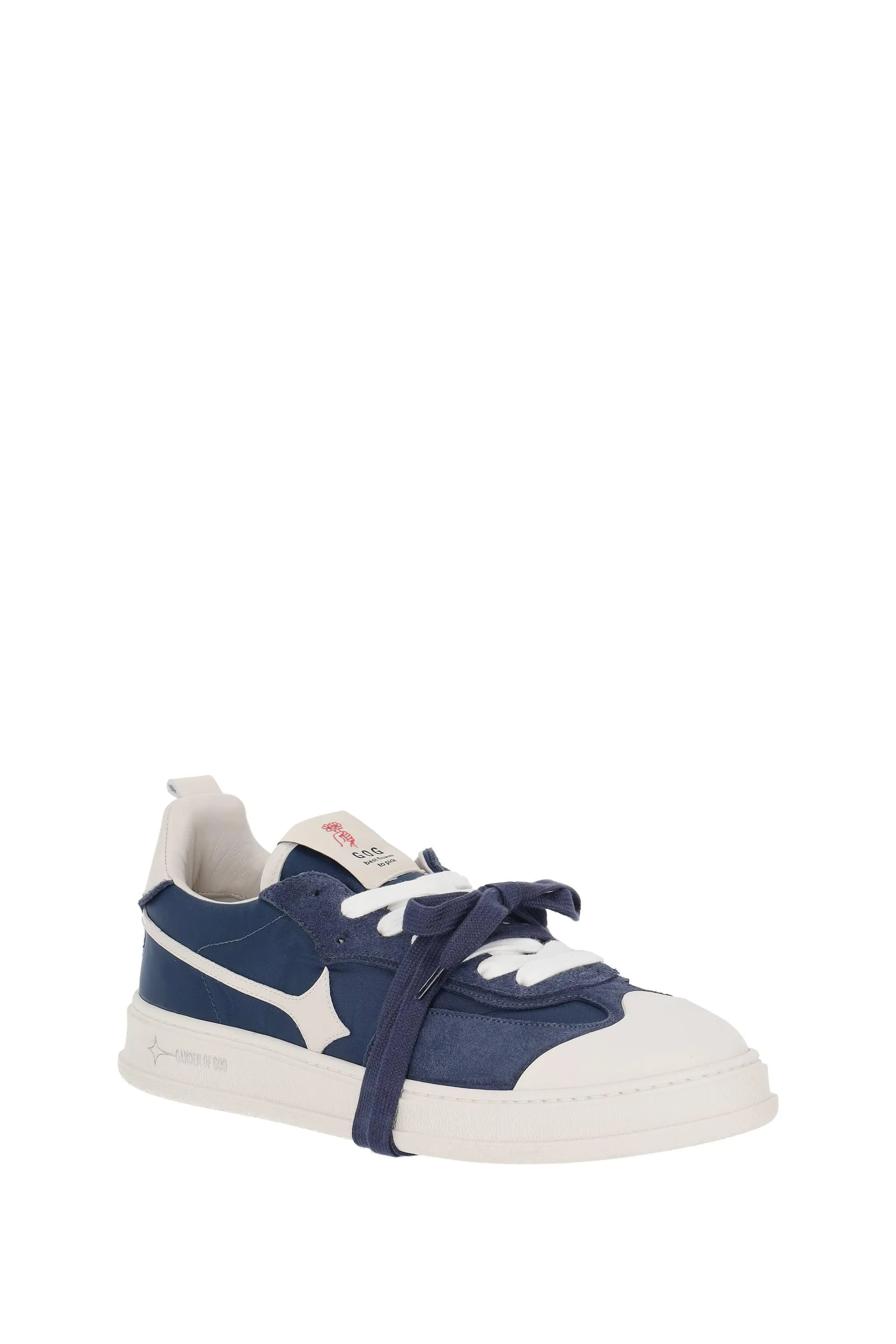 Sneaker Apple in camoscio e nylon