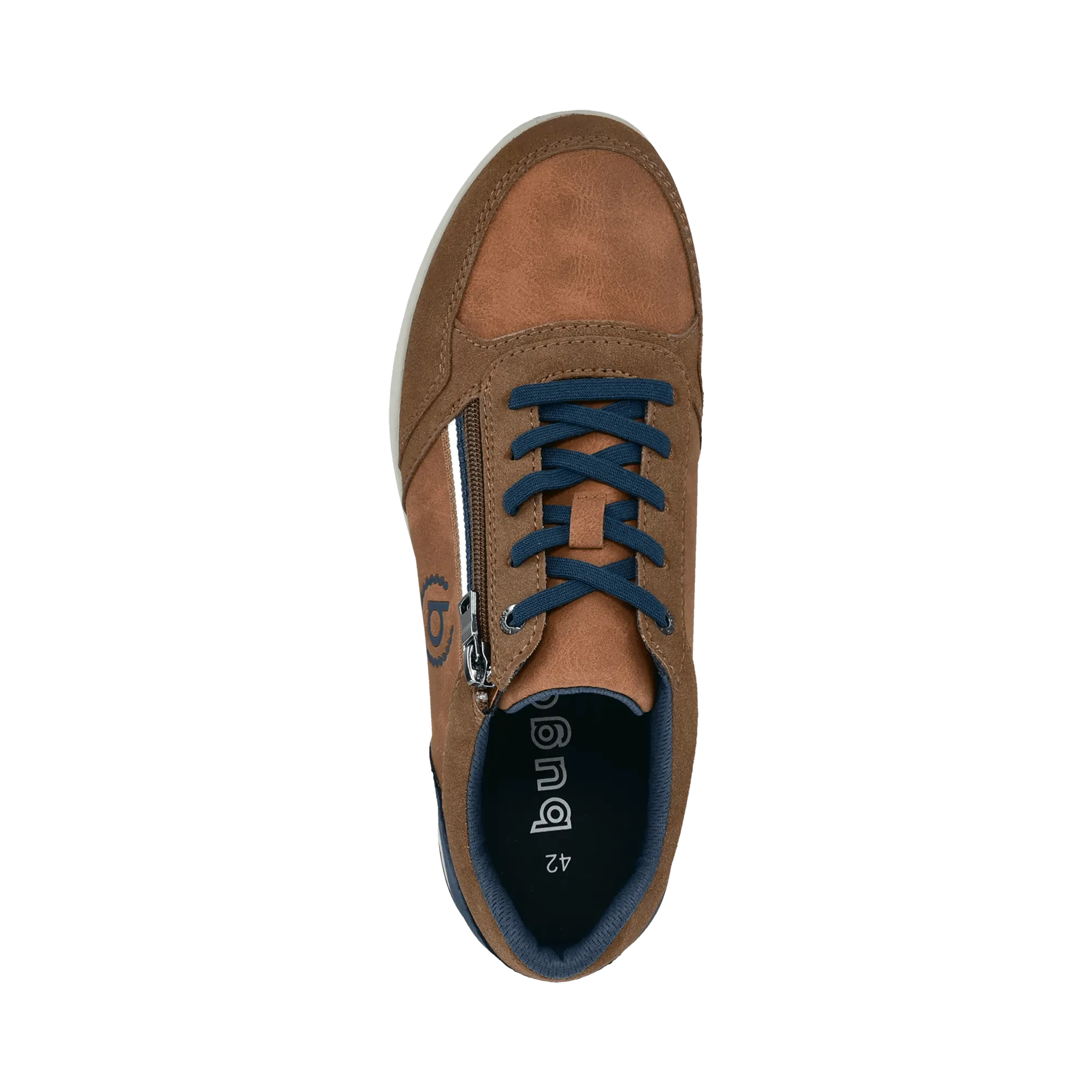 Sneaker cognac