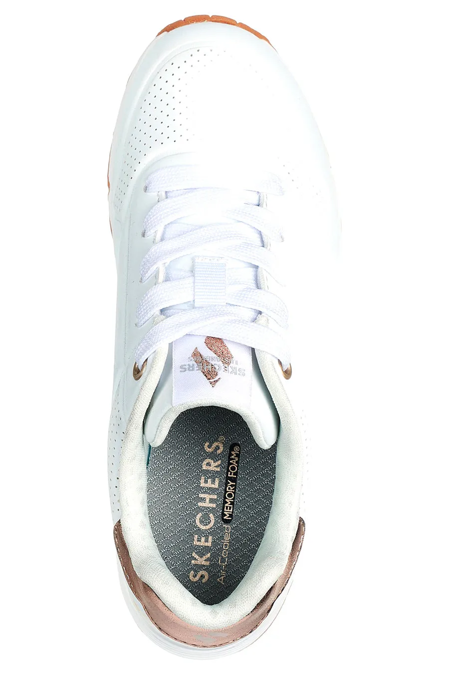 Sneakers Bianche Skechers Street Uno Gen1 - Shimmer Away