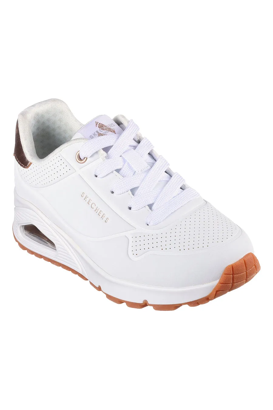 Sneakers Bianche Skechers Street Uno Gen1 - Shimmer Away
