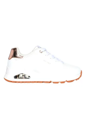 Sneakers Bianche Skechers Street Uno Gen1 - Shimmer Away