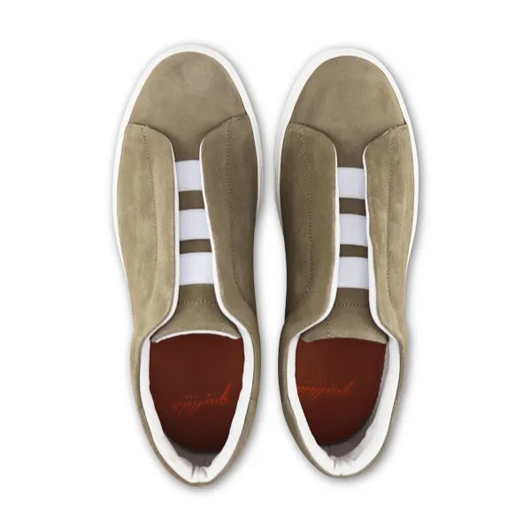 Sneakers in camoscio tortora