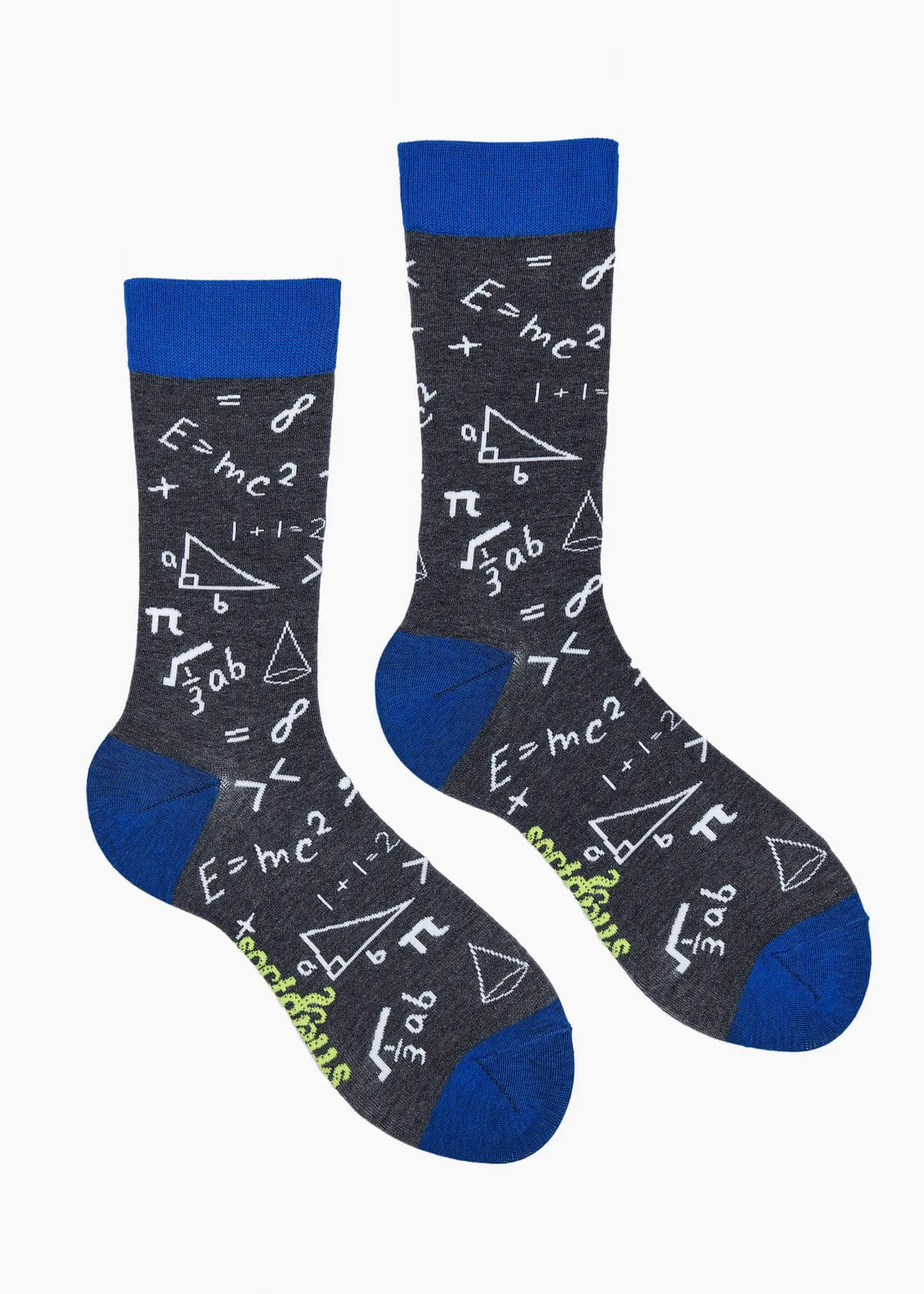 Soctopus Do These Add Up? Math Socks Grey