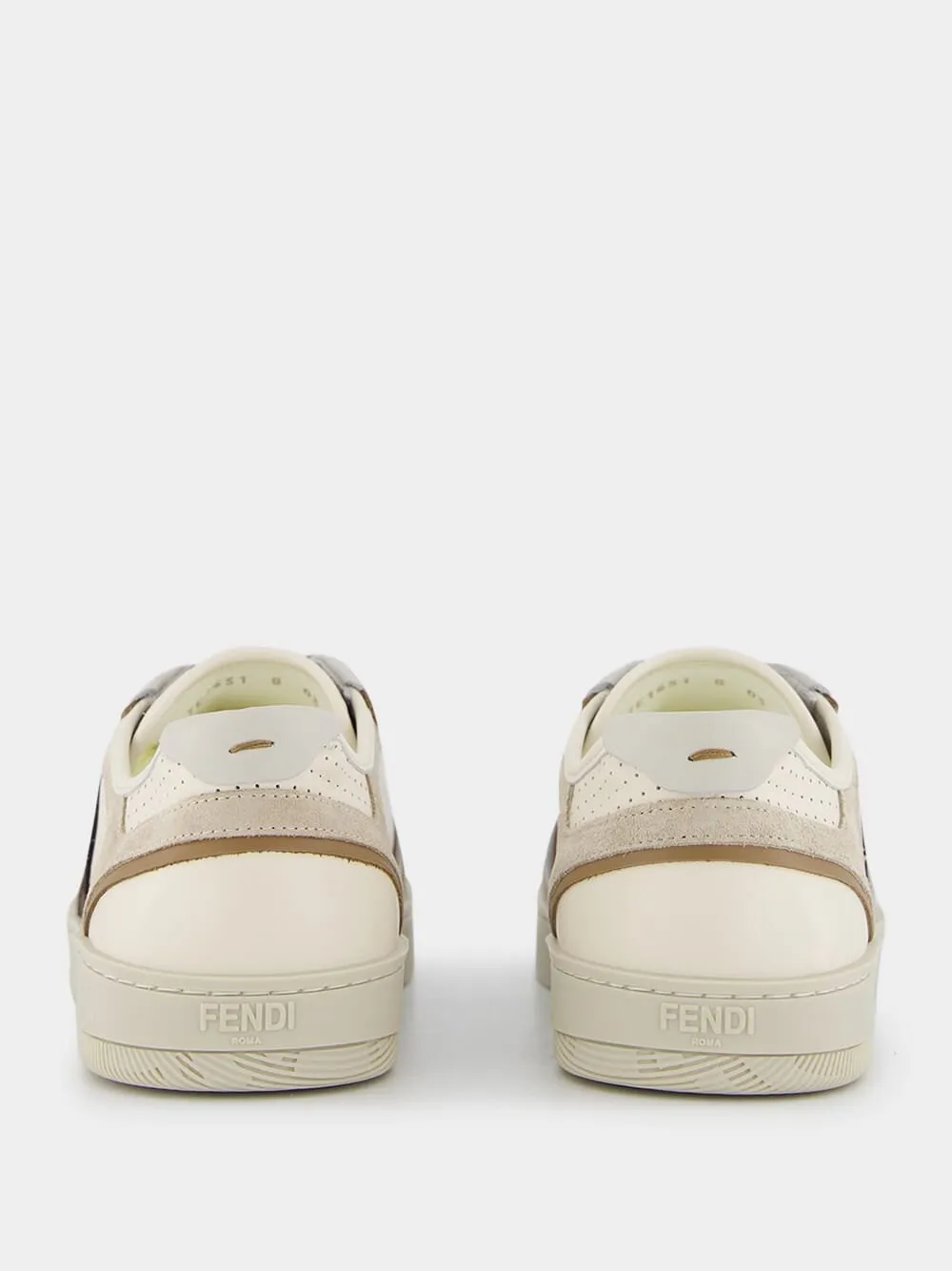 Step Leather Perforated Sneakers