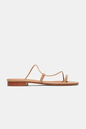 Susan Slide in Tan Nappa
