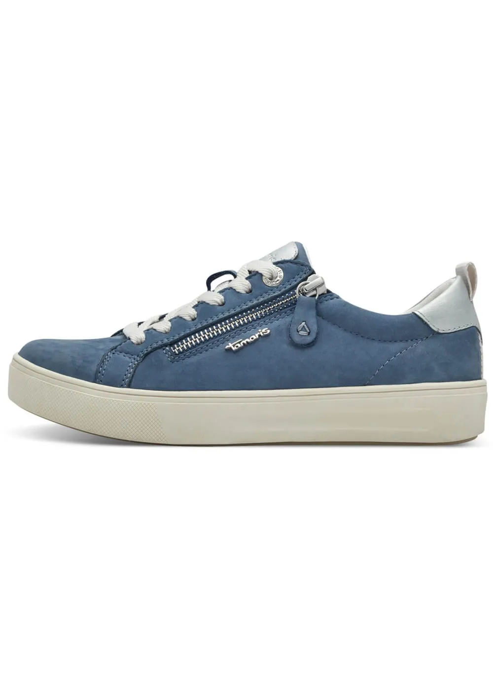 Tamaris Comfort Gabby 70's Sneakers Denim Blauw