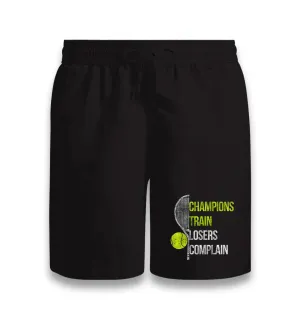 Tennis - Champions Train Black Shorts