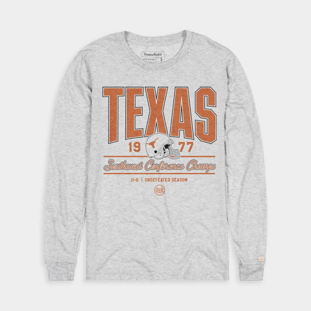 Texas Football 1977 Southwest Conference Champs Long Sleeve