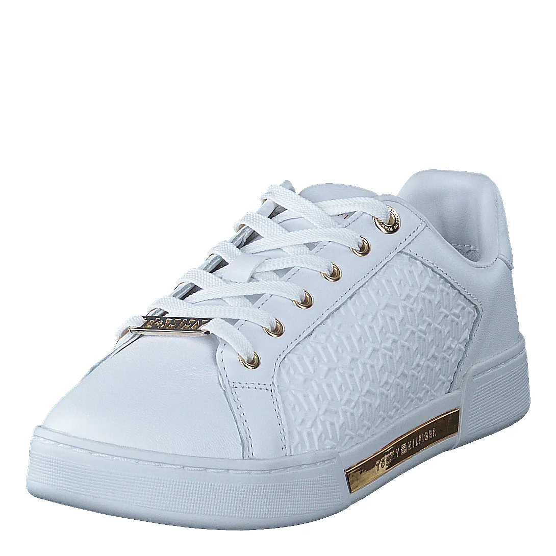 Th Monogram Elevated Sneaker White