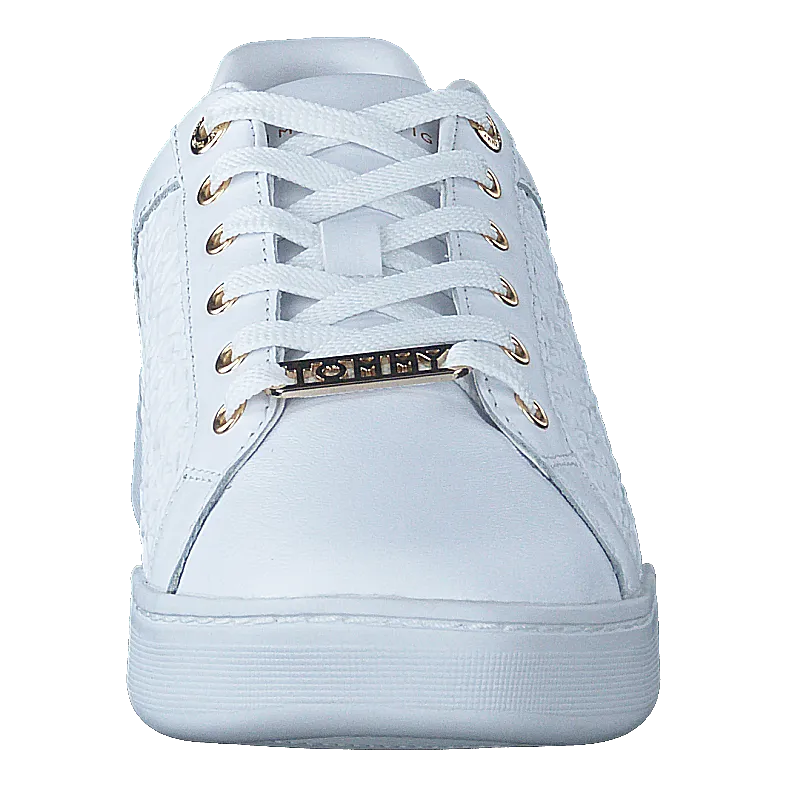 Th Monogram Elevated Sneaker White