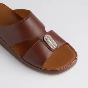 The Classic - Red Brown Nappa (Wide Fit)