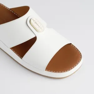 The Crown - Noble White Nappa (Wide Fit)