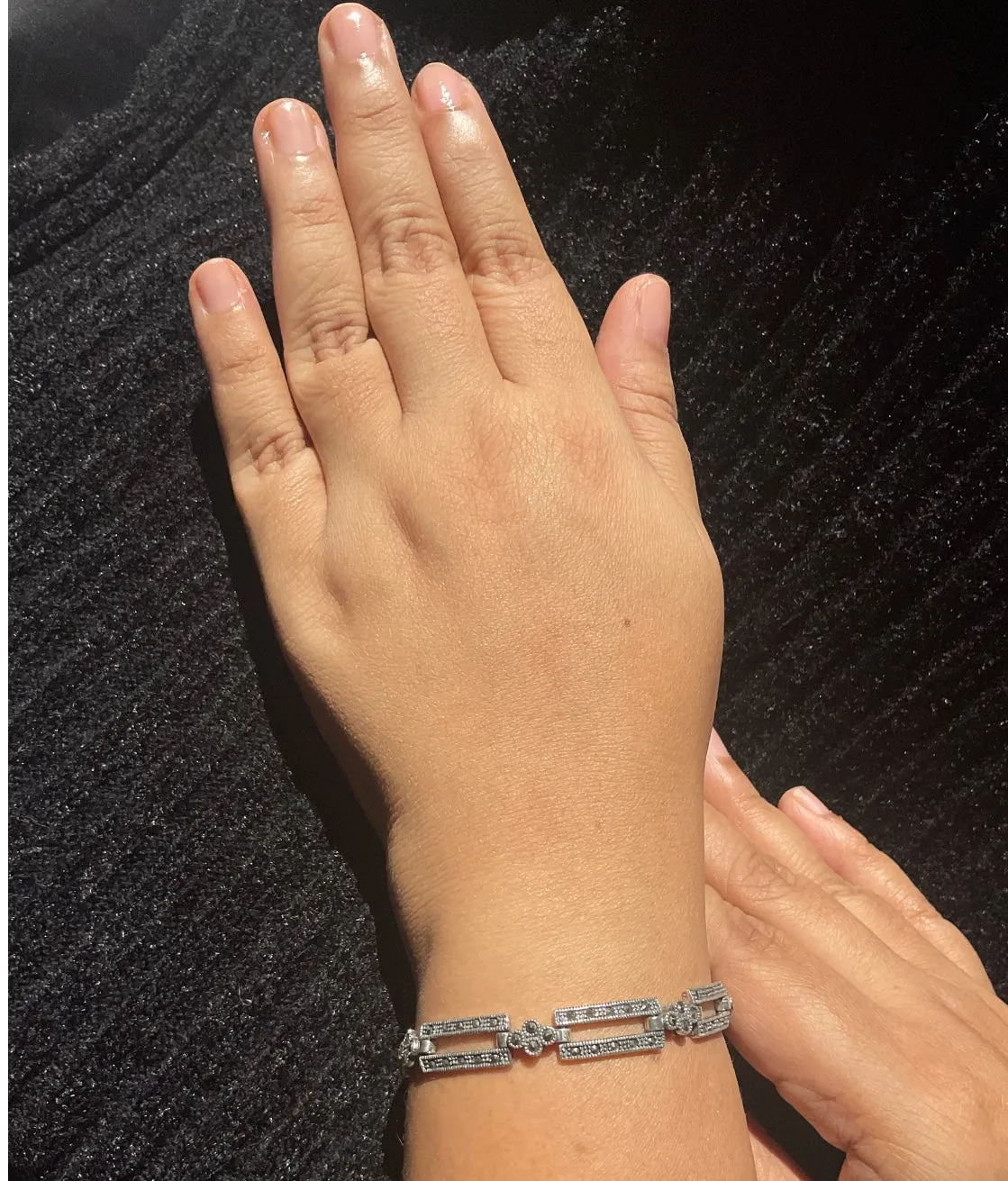 The Timeless Treasure Silver Marcasite Bracelet