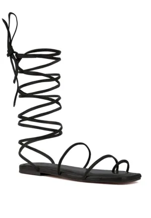 Toe Ring Summer Leather Flats