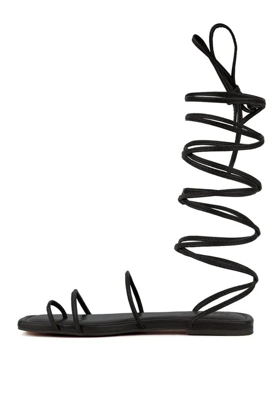 Toe Ring Summer Leather Flats