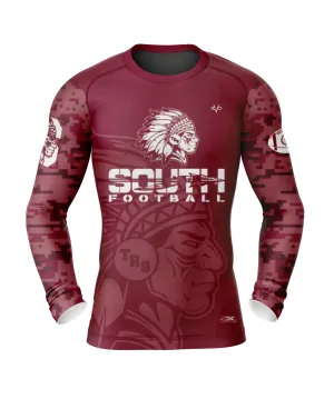 TOMS RIVER SOUTH FOOTBALL Long Sleeve Compression Shirt