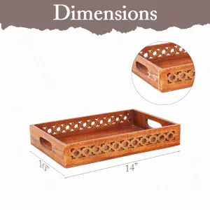 Trellis in Medium Polish Decorative Trays