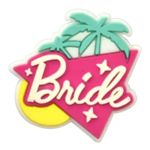 Tropical Bride Sign Logobarbie Shoe Charm