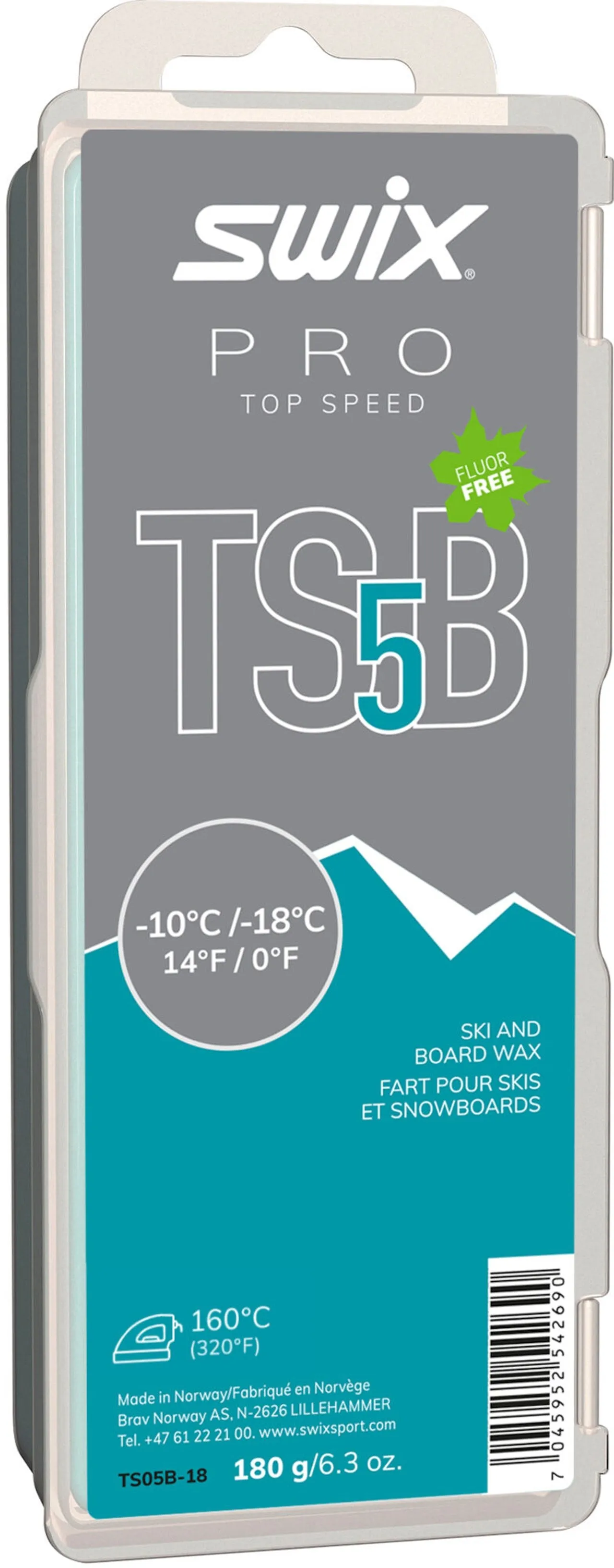 TS5 Black Glide Wax (-10C / -18C) - 180g - Past Season