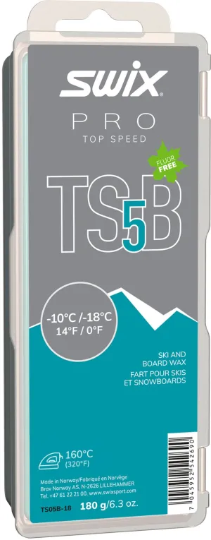 TS5 Black Glide Wax (-10C / -18C) - 180g - Past Season