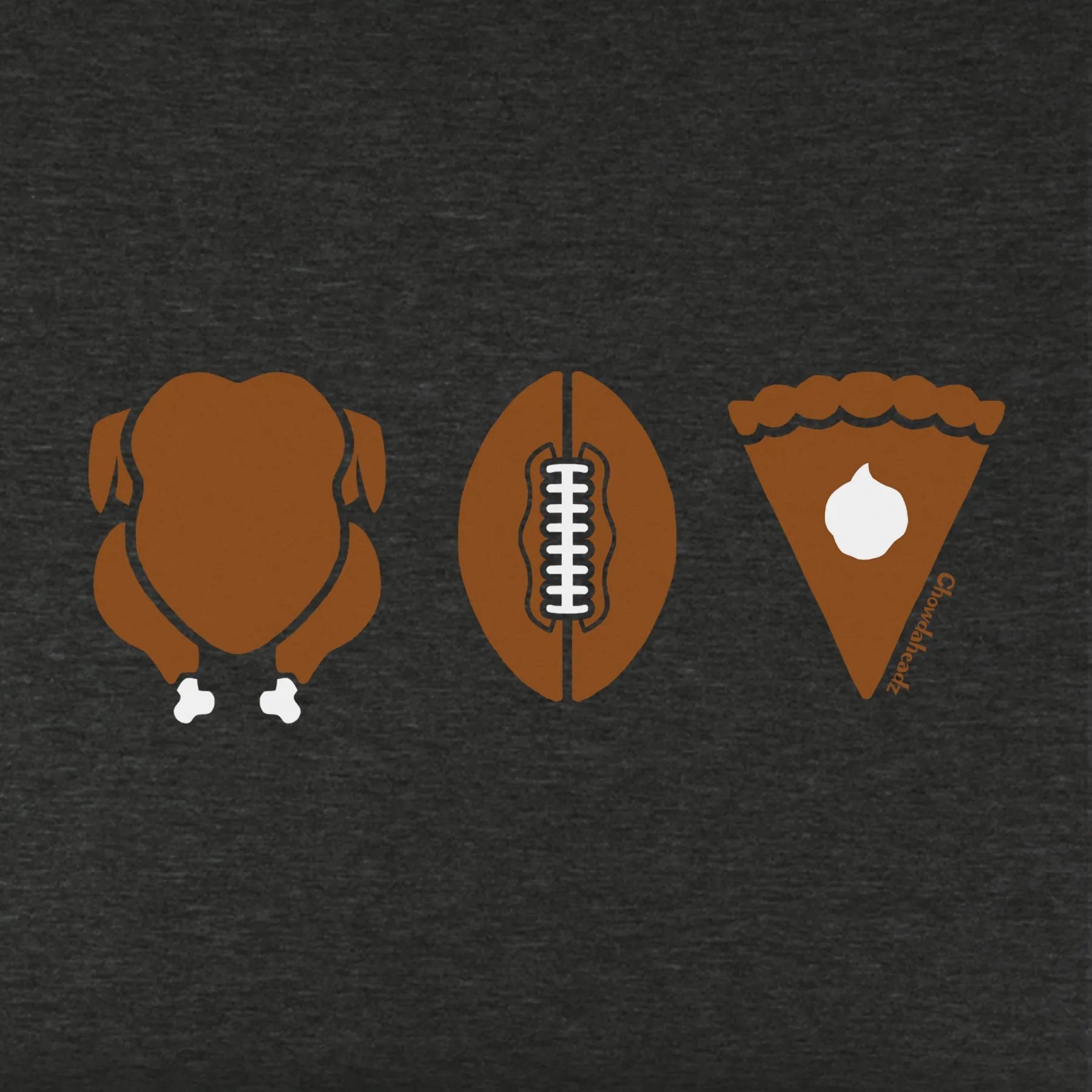Turkey Football Pie Thanksgiving Youth Hoodie