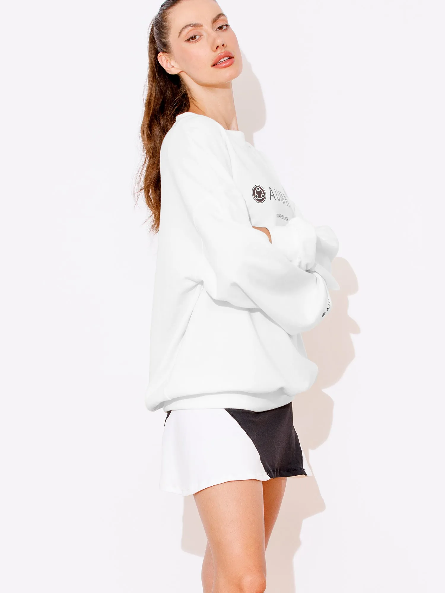 TWO-TONE TENNIS SKIRT