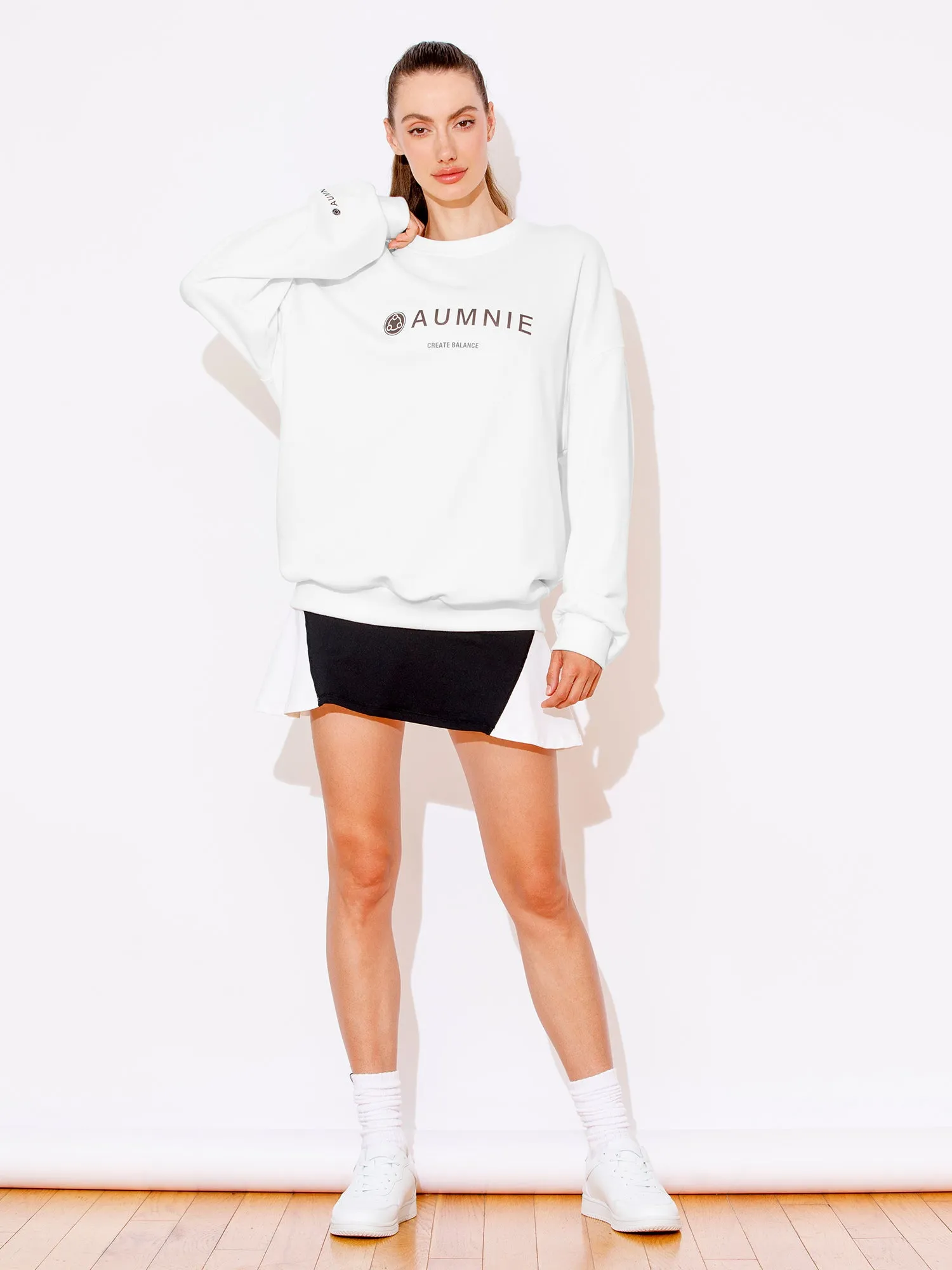 TWO-TONE TENNIS SKIRT