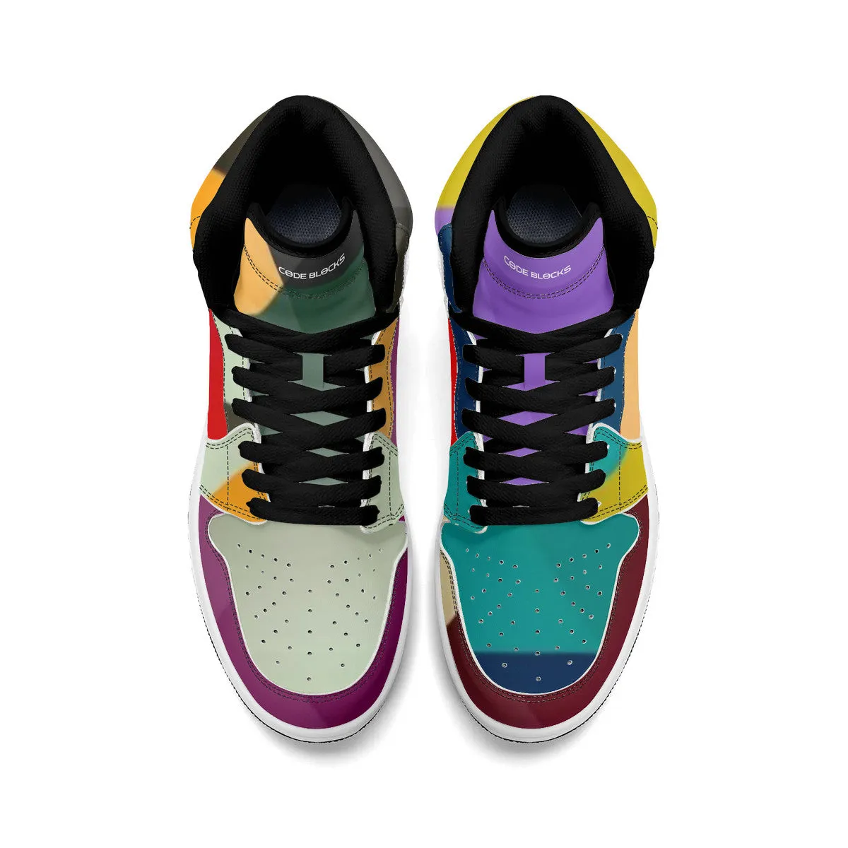 Unisex New Synthetic Leather High Top Sneakers