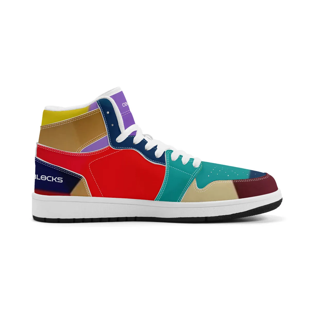 Unisex New Synthetic Leather High Top Sneakers
