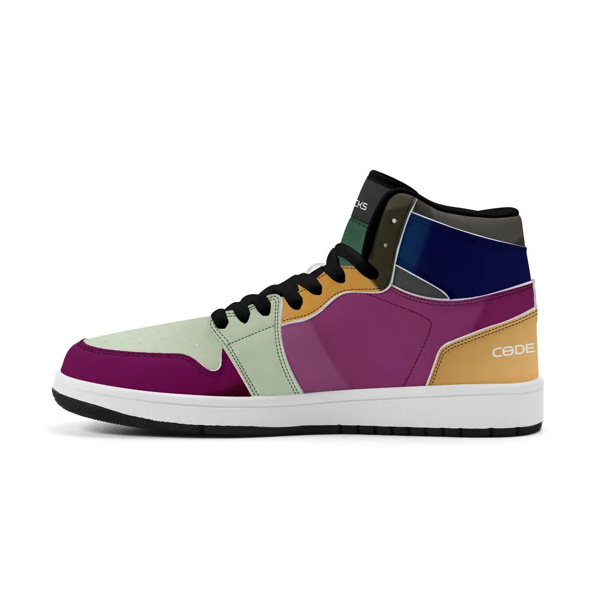 Unisex New Synthetic Leather High Top Sneakers