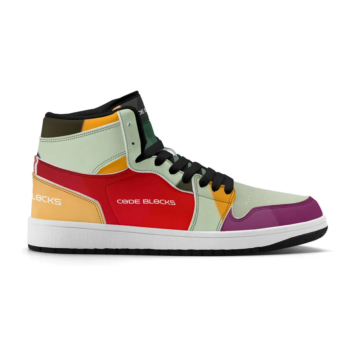 Unisex New Synthetic Leather High Top Sneakers