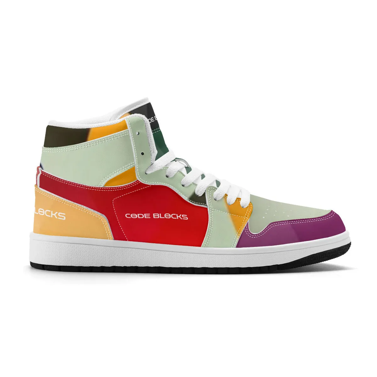 Unisex New Synthetic Leather High Top Sneakers