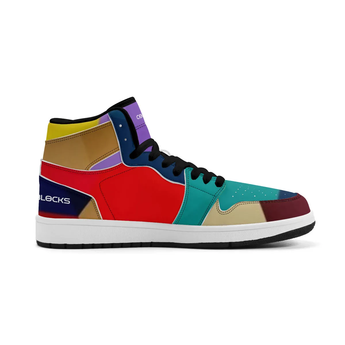 Unisex New Synthetic Leather High Top Sneakers