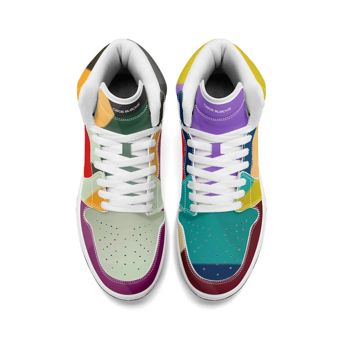 Unisex New Synthetic Leather High Top Sneakers