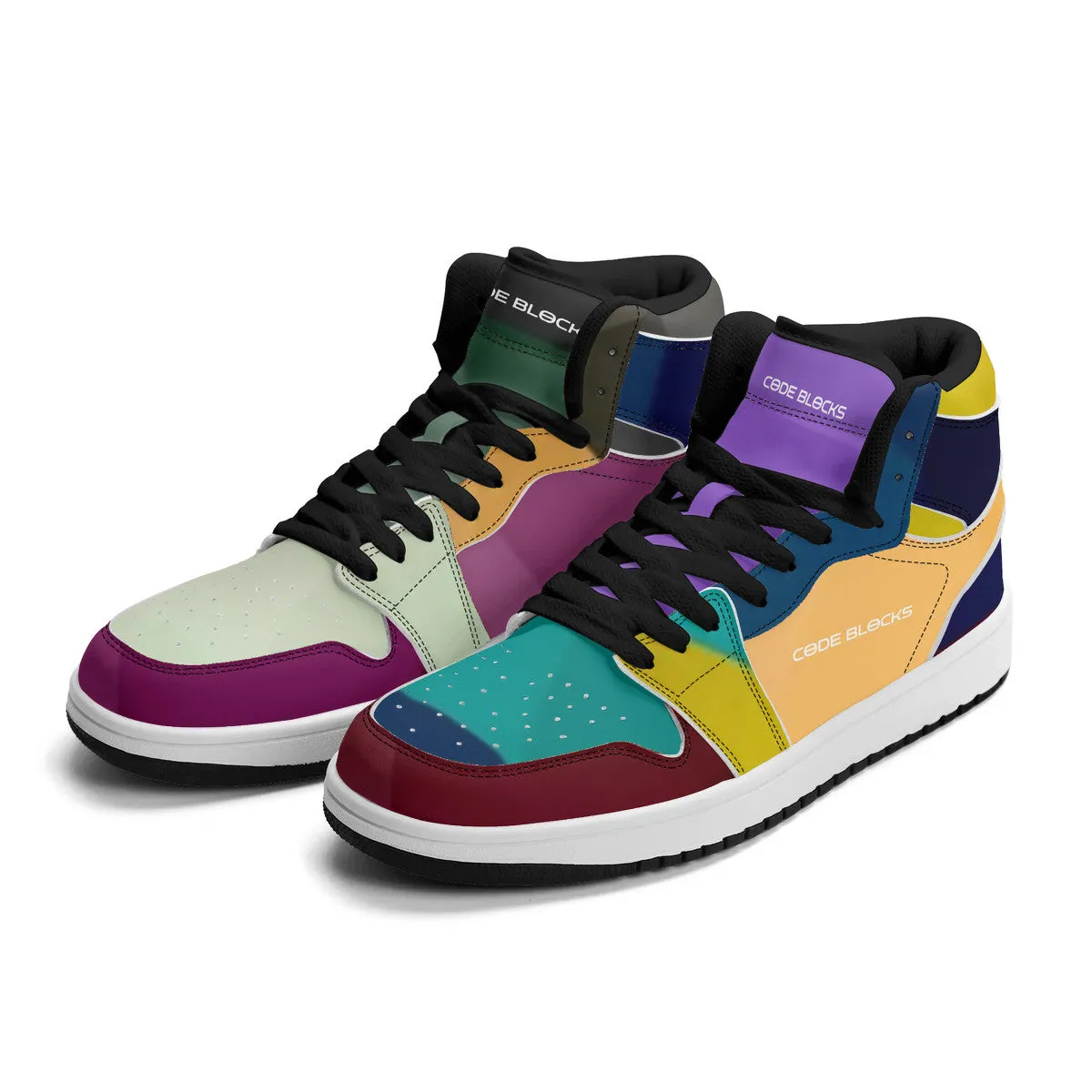 Unisex New Synthetic Leather High Top Sneakers