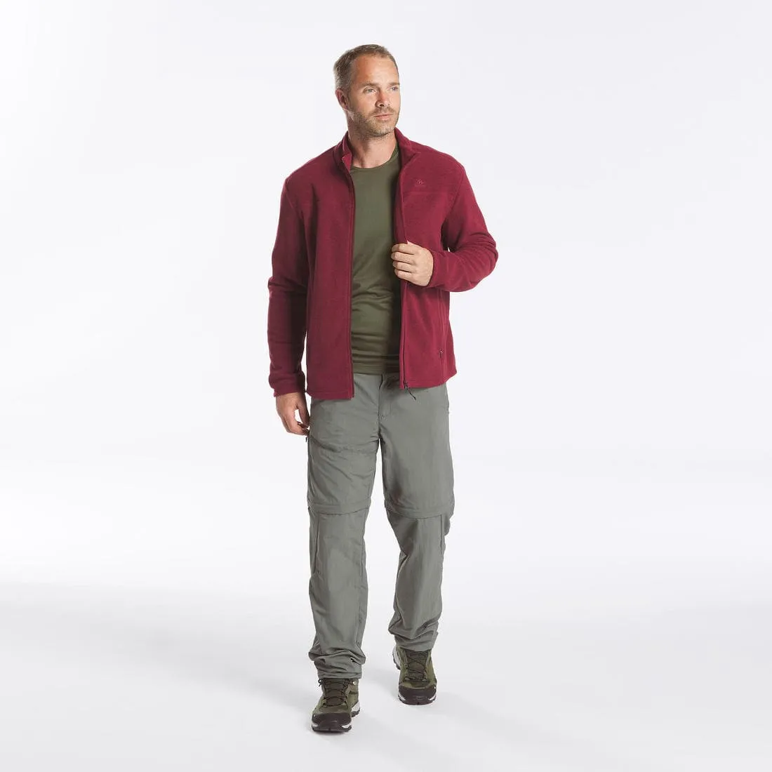 Veste Polaire de randonnée - MH100 - Homme
